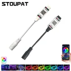 Миниатюрный Bluetooth-контроллер RGB, 5-24 В постоянного тока, 6 А, для музыки 3528 5050, COB, Светодиодная лента, беспроводной контроллер для смартфона