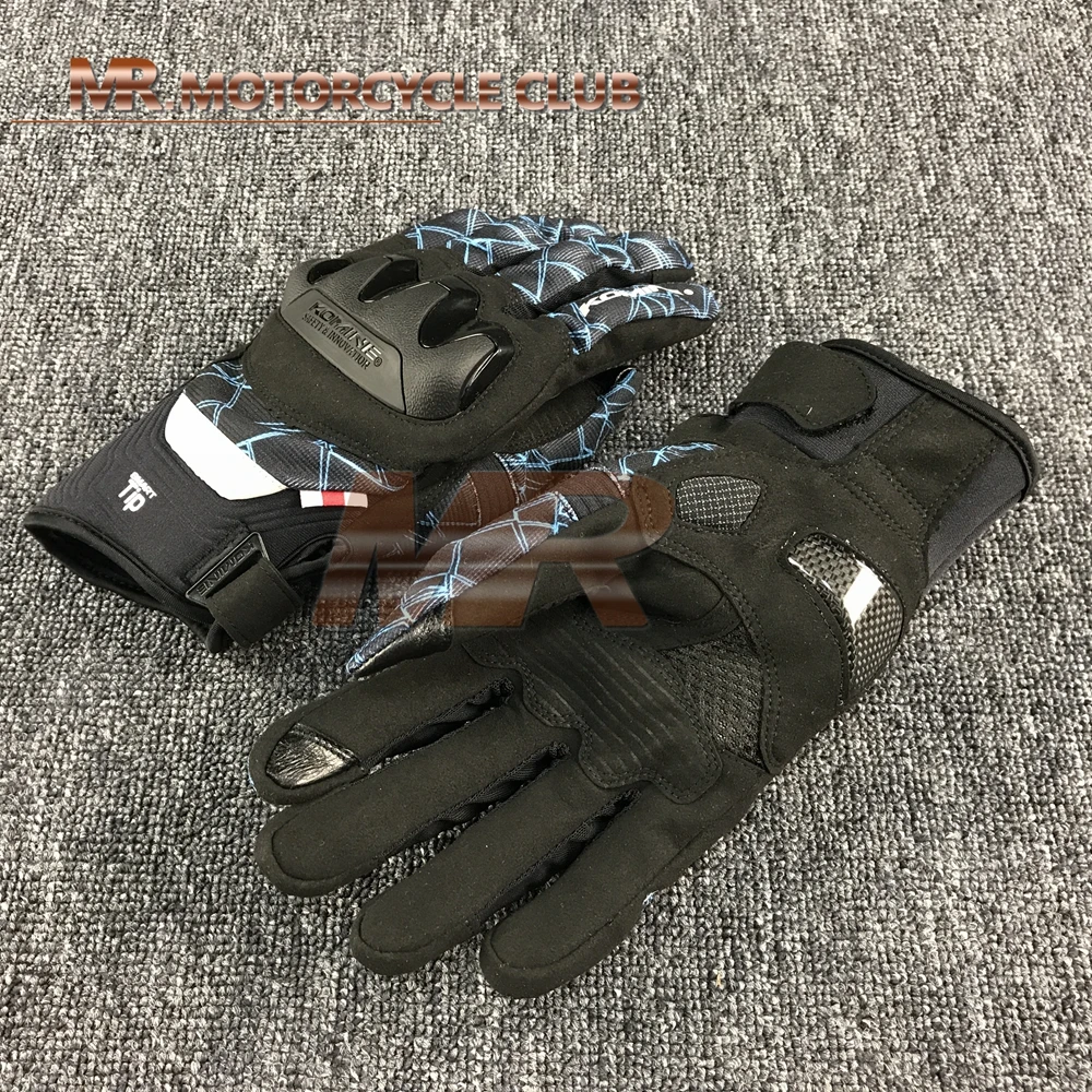 Komine GK-220 3D мотоциклетные летние перчатки из сетки Защитные Дорожные гоночные с