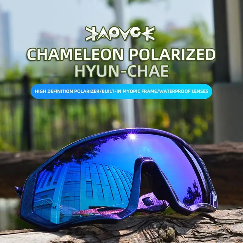 

Kapvoe Polarized Colored Men Women Road Bike Sunglasses Riding Running Eyewear Goggles Oculos Ciclismo MTB Gafas Ciclismo