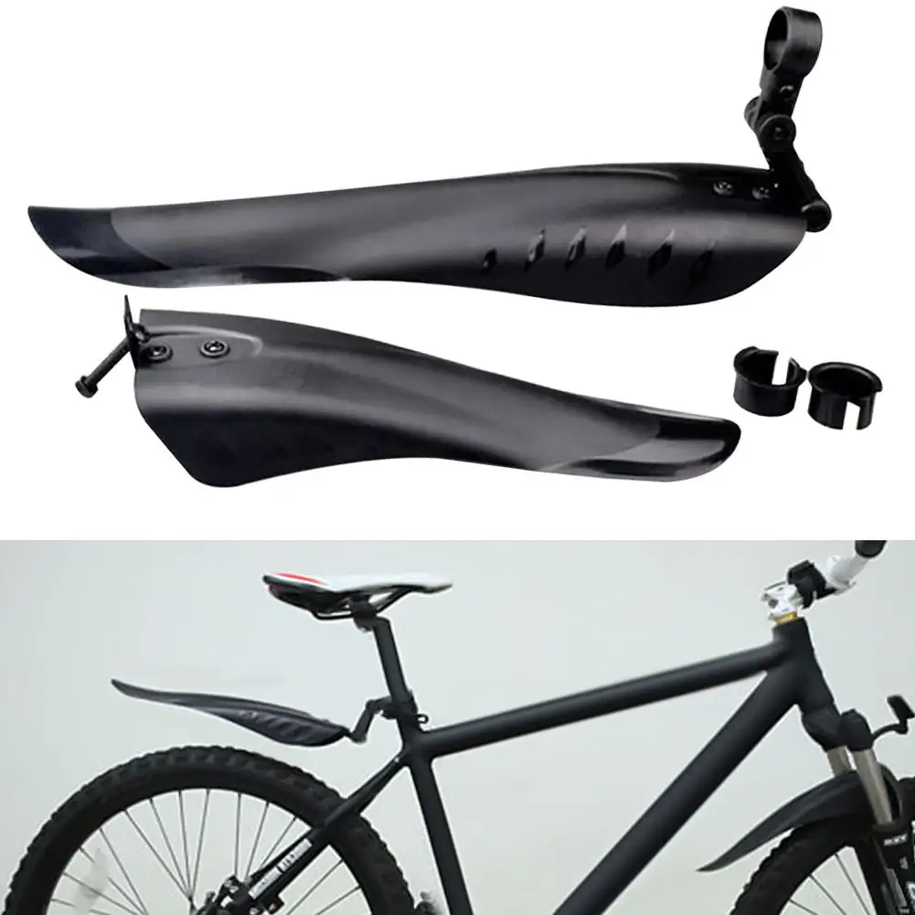 Bicycle Fender For Mountain Bike Front Rear Plastic Splash Guard Mudguards Set Mudgua | Спорт и развлечения