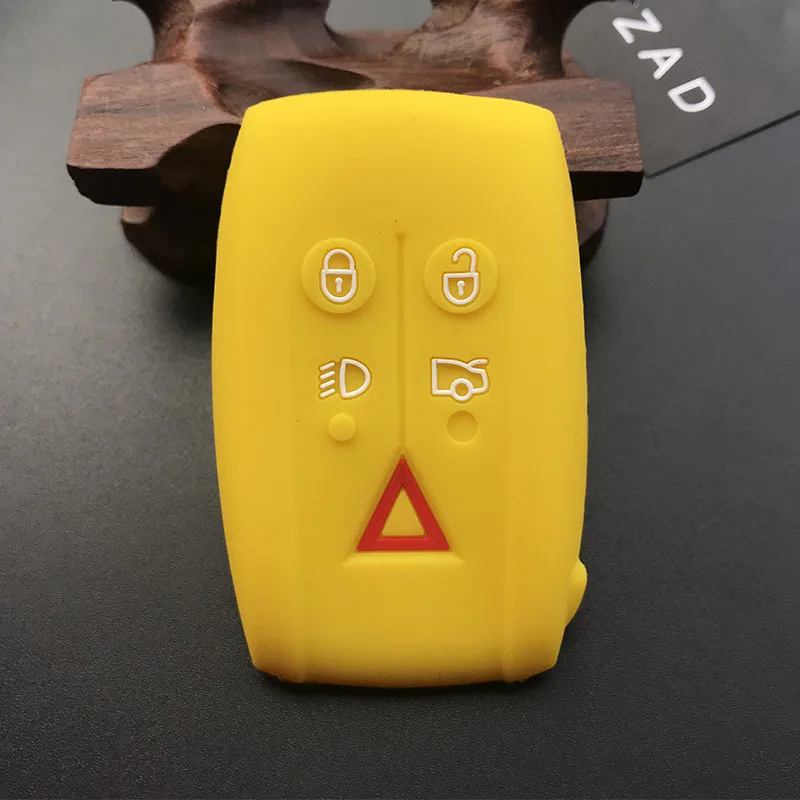 Чехол для автомобильного ключа ZAD силиконовый чехол jaguar XF XK XKR X-Type S-Type с 5 кнопками