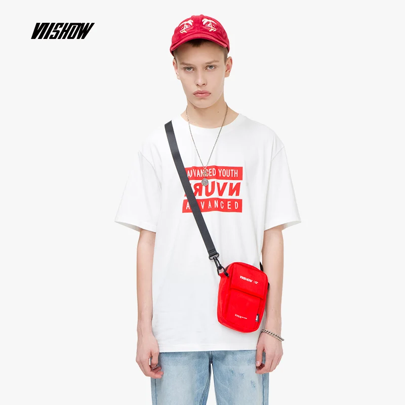 Viishow2019 Летняя мужская футболка с короткими рукавами прилив бренд мужской Круглый