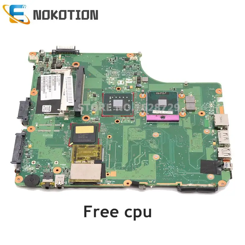 NOKOTION материнская плата для ноутбука Toshiba Satellite A300 A305 материнская плата GM45 DDR2 V000126550 6050A2169901 Бесплатный процессор