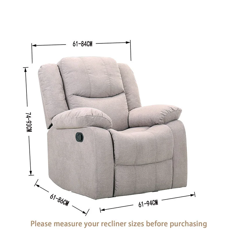 Новинка 4 отделения толстый Бархатный Чехол для кресла с откидывающейся спинкой