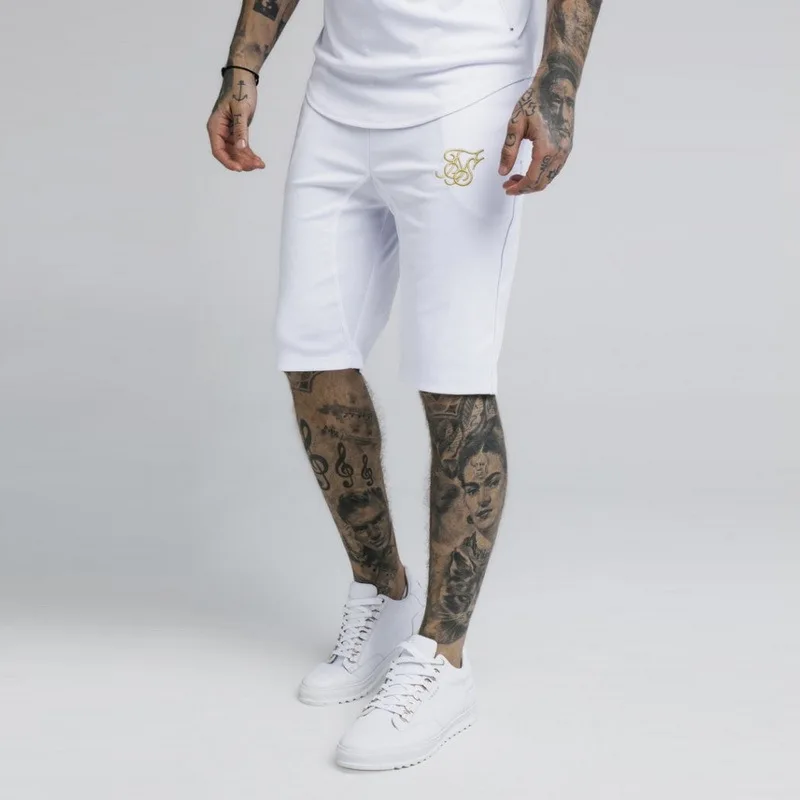 

Summer Shorts Men Sik Silk 2020 Casual Shorts Trunks Fitness Shorts Man Breathable Cotton Gym Siksilk Short Trousers