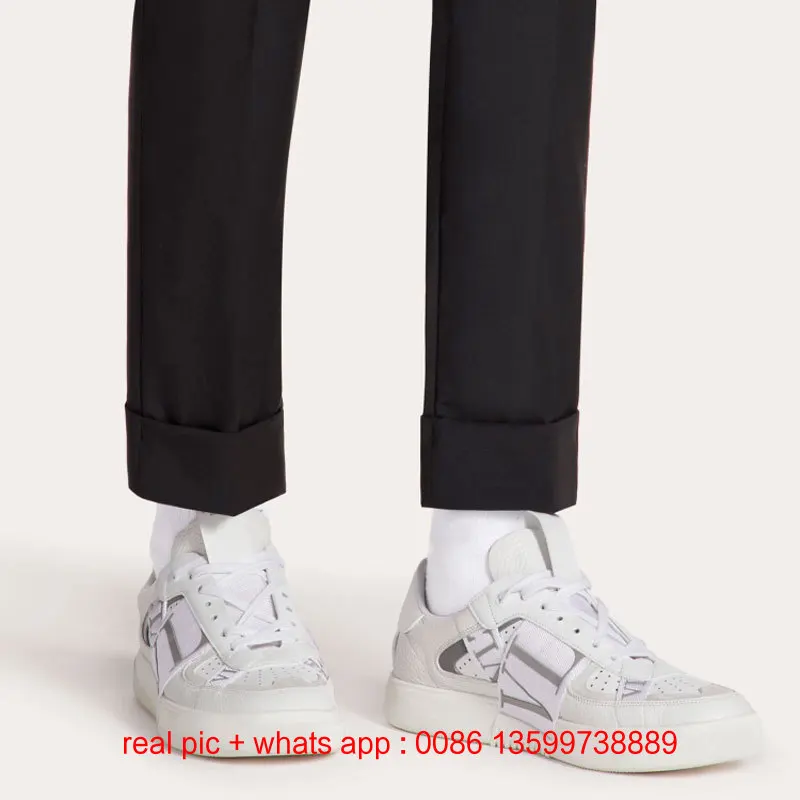 

Top designers design high quality men's shoes leather printed small white shoes breathable couples casual sports shoes women sho