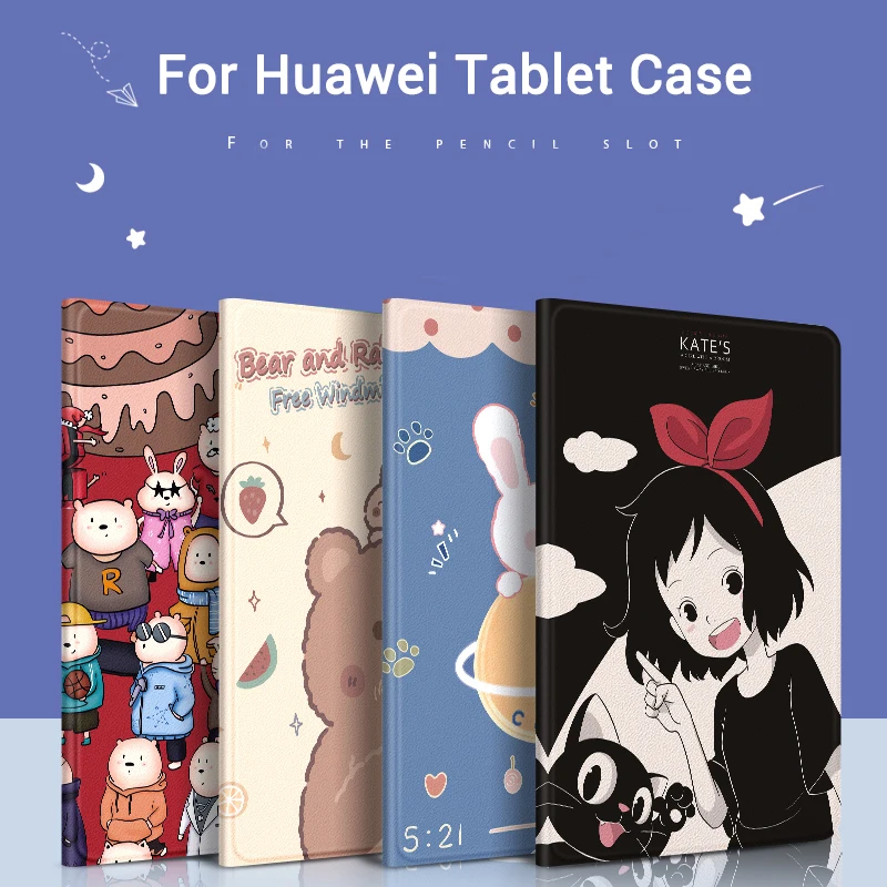 Чехол для Huawei MatePad 10 4 дюймов 2020 BAH3 W09 AL00 PU кожаный чехол Mate Pad Pro 8 дюймов|Чехлы