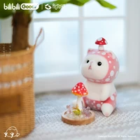 blind box toy cat strong baby series creative kawaii animal flocking doll cute girl heart hand made gift decoration mystery box