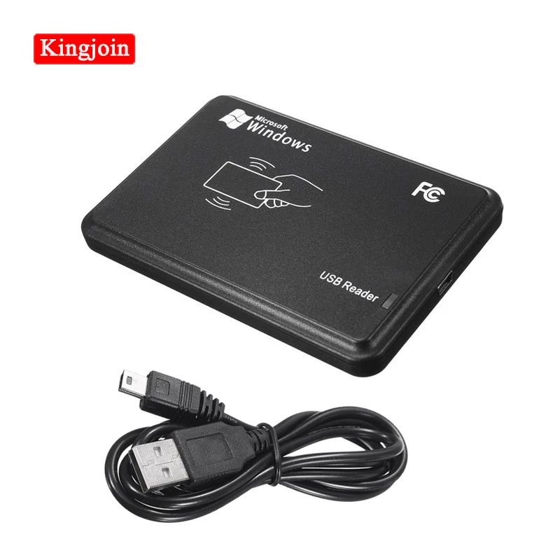 Черный USB RFID Бесконтактный датчик Smart ID EM4001 125 кГц кардридер TK4100 | Безопасность и