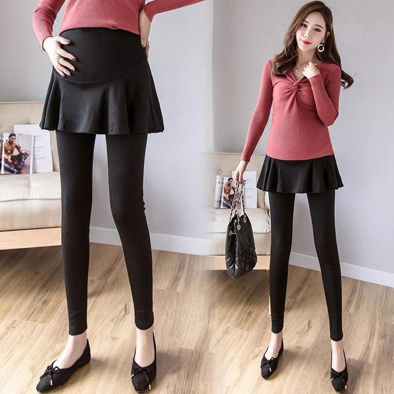 2019 Новые Модные Леггинсы для беременных завышенная талия животик со штанами