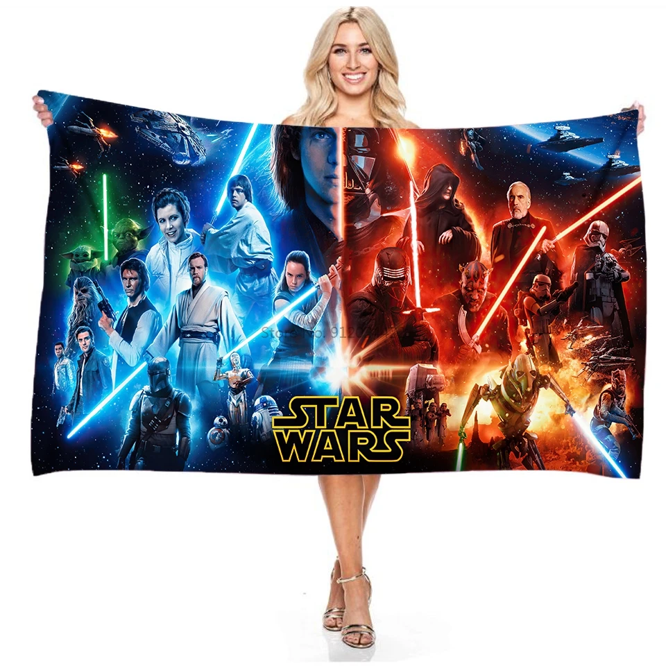 Полотенца из фильма &quotЗвездные войны&quot Люк Скайуокер Хан Соло Лиа органайзер