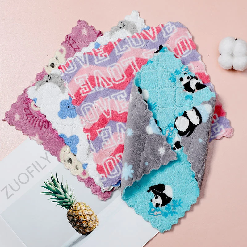 2pcs Absorbent Microfiber Kitchen Dish Cloth High-efficiency Tableware Dishcloth Tools Household Cleaning Towel Gadgets | Дом и сад