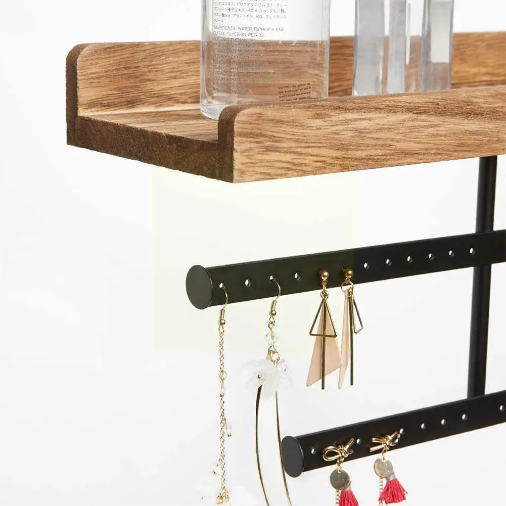 

Подставка для ювелирных изделий, многослойная Витрина-держатель для серег, браслетов, органайзер для гвоздиков, N0e8