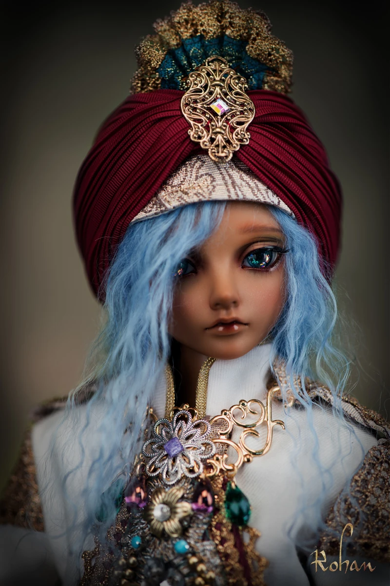 Новинка, кукла dollhua BJD sd 1/4 рохань, игрушка, шарнирное тело с глазами, высотой 42 см, из смолы, продажа с завода