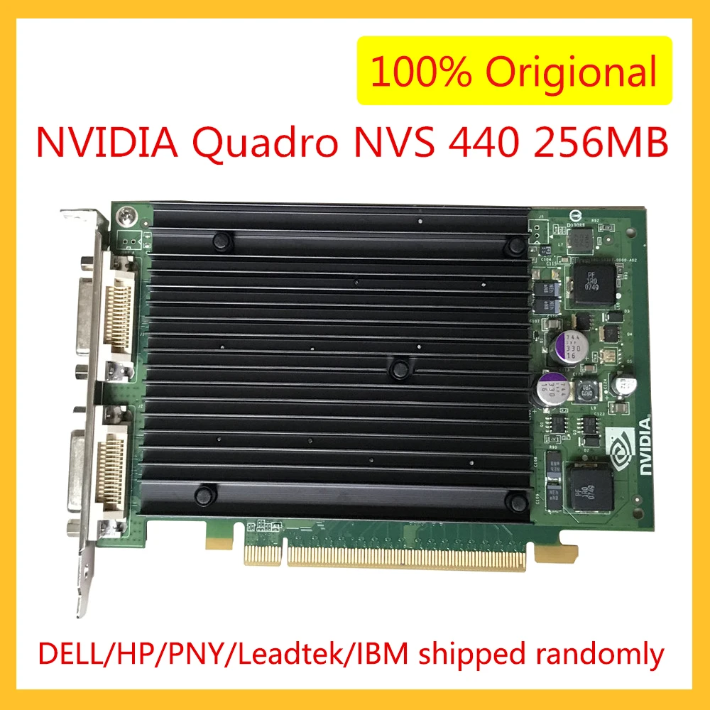 Графическая карта для NVIDIA Quadro NVS 440 256 Мб двойной фотовыход графическая