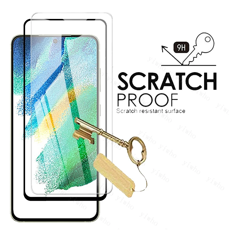 

4 In 1 Protective Glass for Samsung Galaxy S21 FE 5G Full Cover Tempered Glass S20 S21 FE Plus Camera Glass Screen Protector