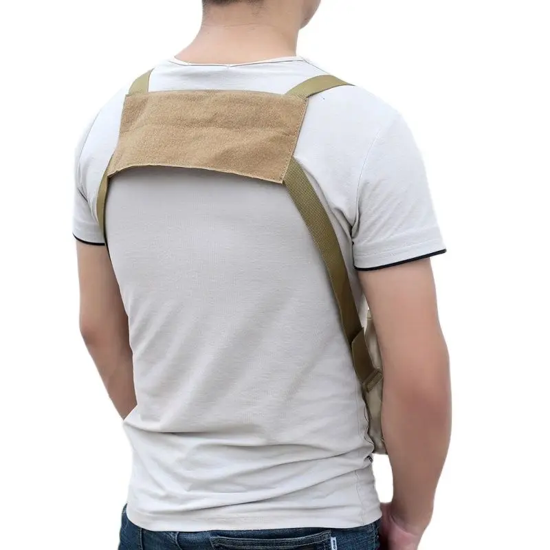 Functional Tactical Chest Bag Military Quick Take Off Portable Tool Bag Training Running Hunting Cell Phone Pockets