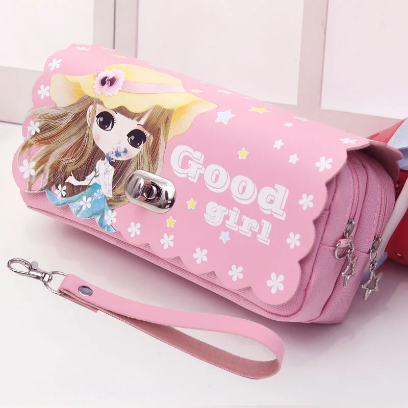 Кавайный чехол для карандаша большой емкости мультяшный карандаш Принцесса