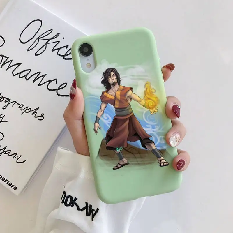 

Avatar the Last Airbender Phone Case Liquid for iPhone 11 Pro Max XR XS X Soft Candy Cover for iPhone 6 6S 7 8 Plus Cases