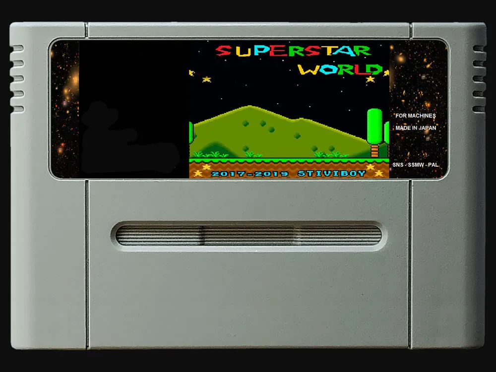 

16Bit Games ** SUPERSTAR WORLD ( Region Free!! NTSC and PAL Version!! )