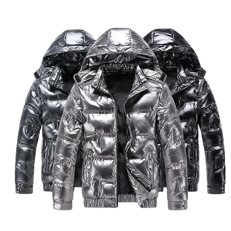 Men's Warm Jackets Fur Collar Long Parkas Men Overcoats Thick Casual Hooded Male Fur Collar Coats Men Winter Outwear