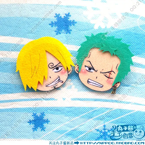 Аниме ONE PIECE Луффи Ace ророноа Зоро Санджи Трафальгар Ло Чоппер значок косплея
