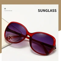 fashion big frame gradient color sunglassesglasses trend shopping sunglasses womendecorative glasses