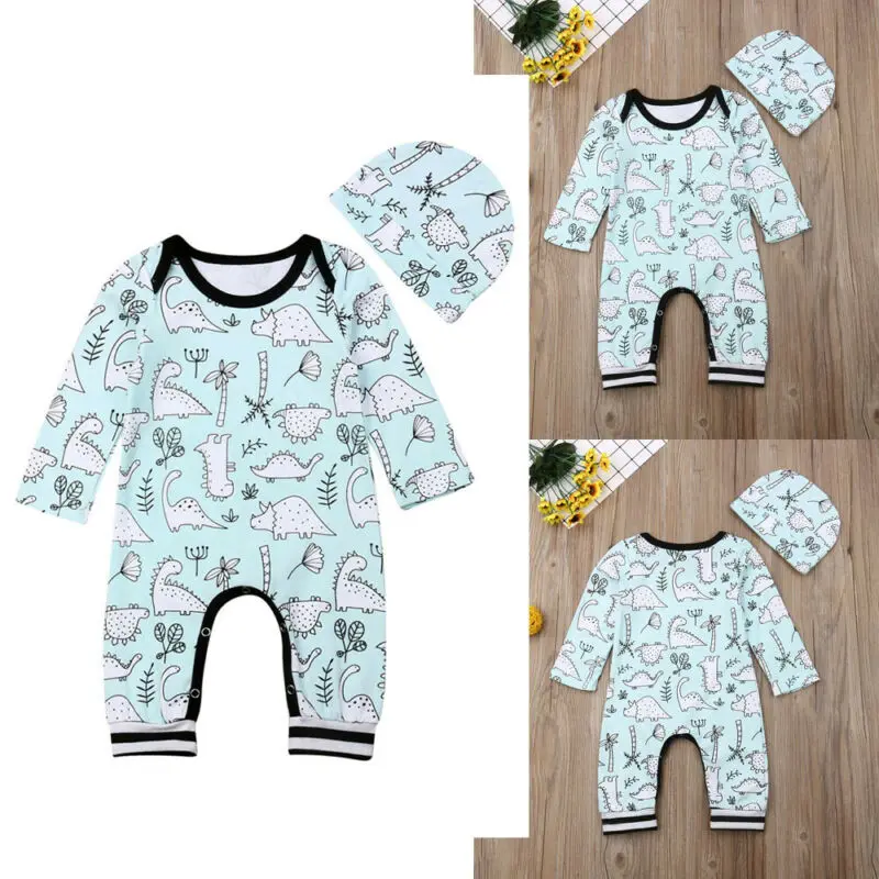 Emmaaby/детский осенний мягкий модный комбинезон с длинными рукавами и милым