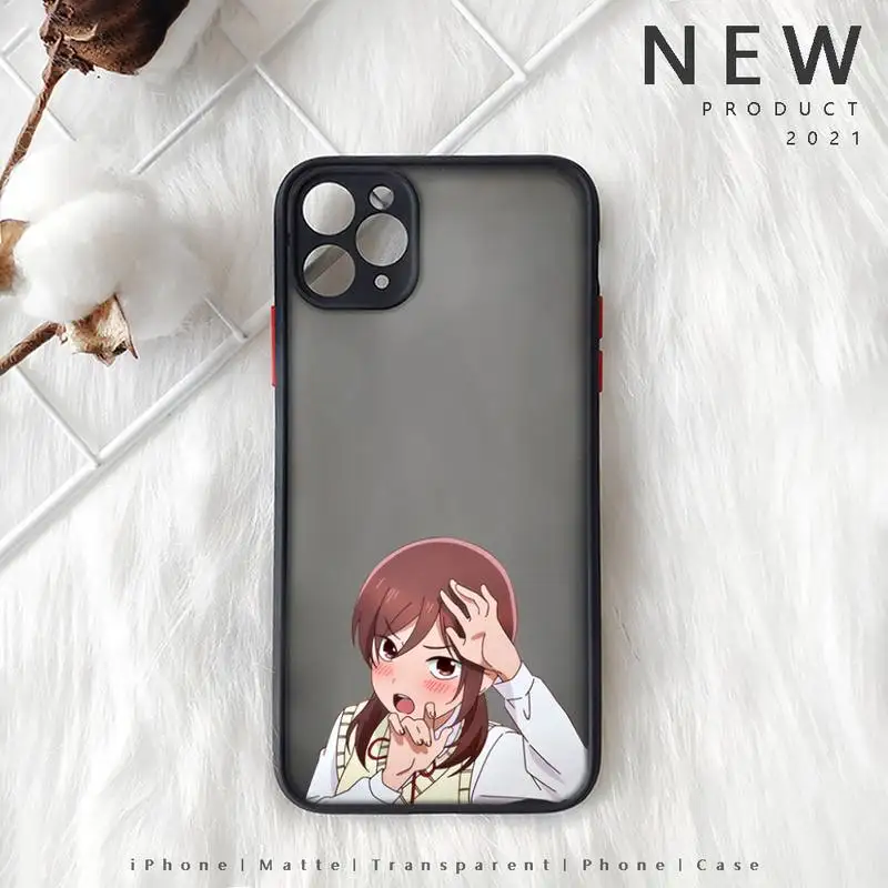 

Joshikousei no Mudazukai Phone Case Matte Transparent for iphone 11 12 pro mini XS XR X max 7 8 plus TPU Mobile bags coque shell