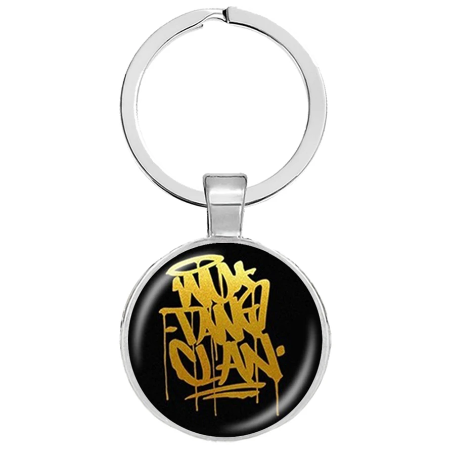 WU TANG CLAN брелки Нью-Йорк Хип-хоп рэп-группа ключи цепочки Ключи Кольца Ключ Hoder