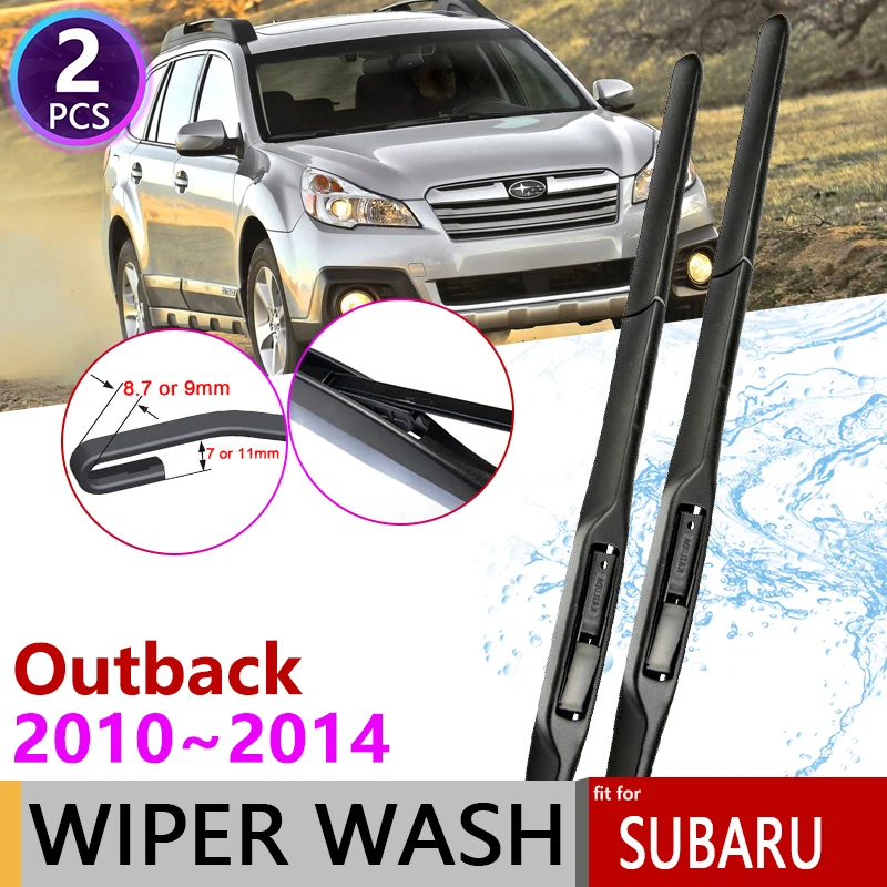 

for Subaru Outback 2010 2011 2012 2013 2014 Car Wiper Blade Front Windscreen Windshield Brushes Car Accessories Stickers j Hook