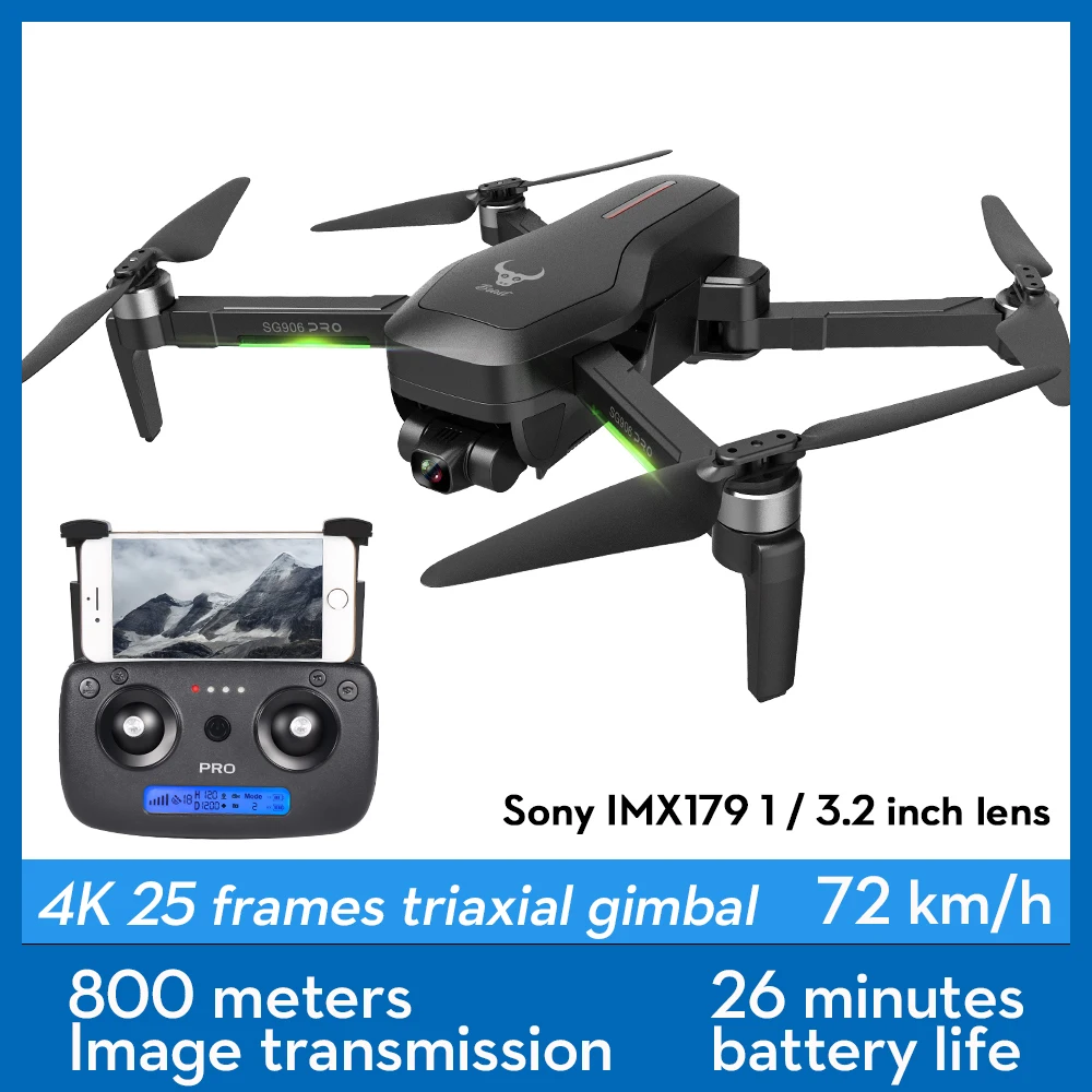 SG906 pro 2 gps Дрон с камерой rc вертолет 4K игрушки Квадрокоптер Профессиональный Селфи