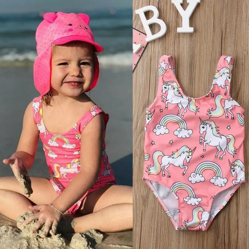 ImCute/2020 г. милый купальник для новорожденных девочек летняя одежда купальные