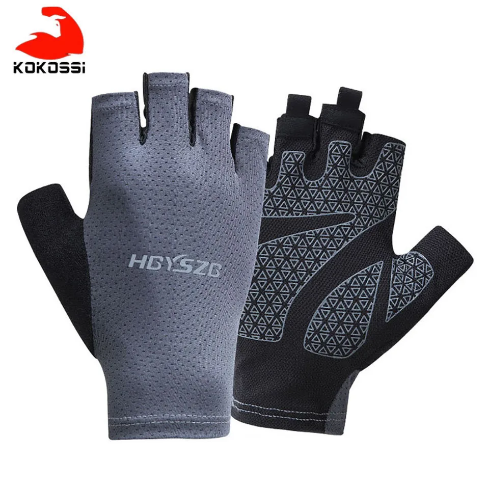 

KoKossi 1Pair Half Finger Cycling Gloves Anti-Slip Anti-sweat Gel Bicycle Riding Gloves Shock Proof MTB Road Bike Sports Gloves