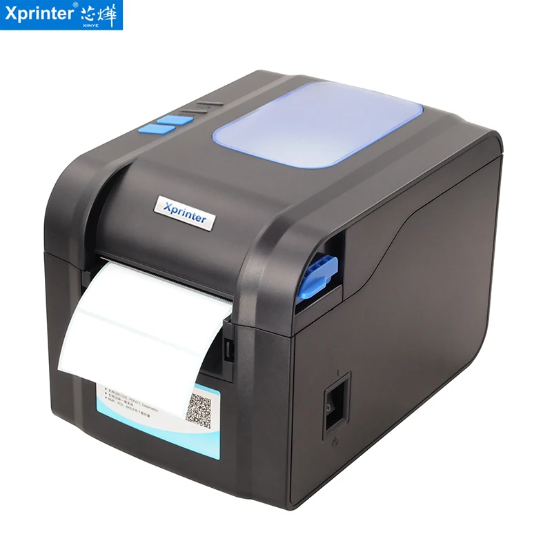 Xprinter Thermal Label Printer Barcode Sticker USB Bluetooth Printers Print 20mm-80mm 370B for Android iOS Windows