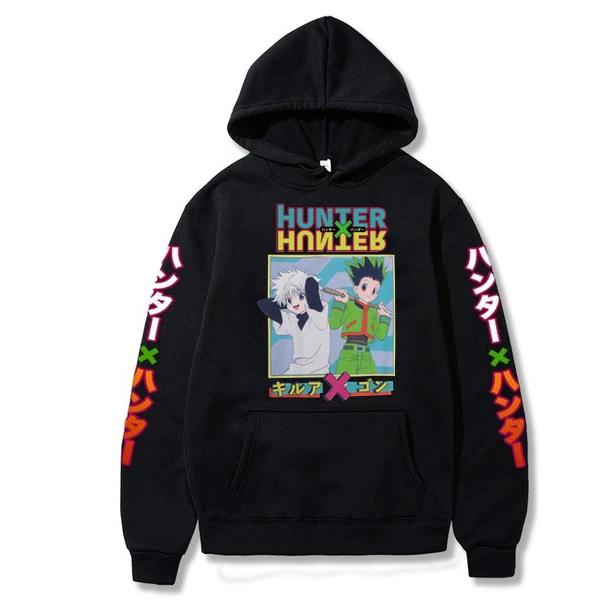 

2020 Hunter X Hunter Killua Zoldyck GON Printed Men/women Hoodie Long Sleeve Sweatshirt Pullover Tops
