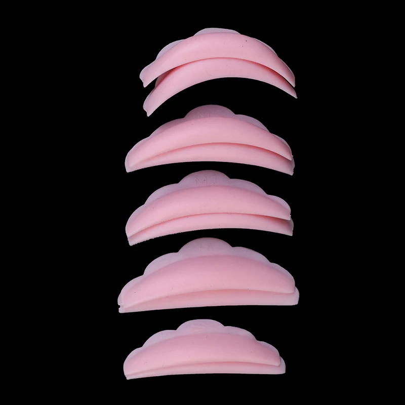 

5/8Pairs Silicone Eyelash Perm Pad Colorful Recycling Lashes Rods Shield Lifting 3D Eyelash Curler Accessories Applicator Tools