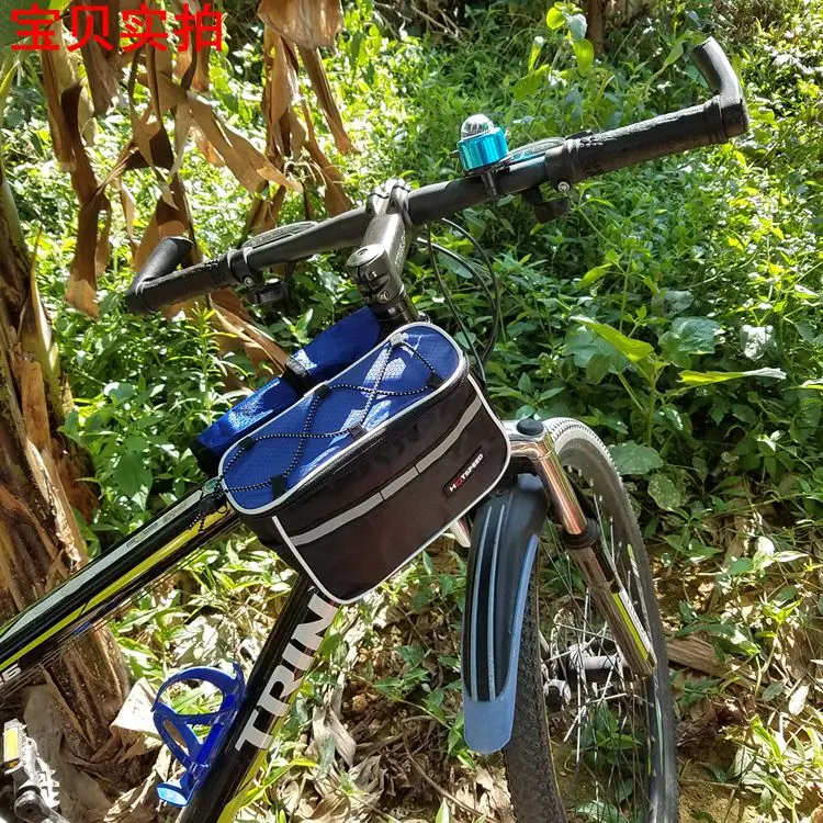

Frame Front Bicycle Bag Saddle Vintage Mountain Bike Road Bicycle Bag Large Capacity Bolsa Bicicleta Bicycle Accessories DI50CB