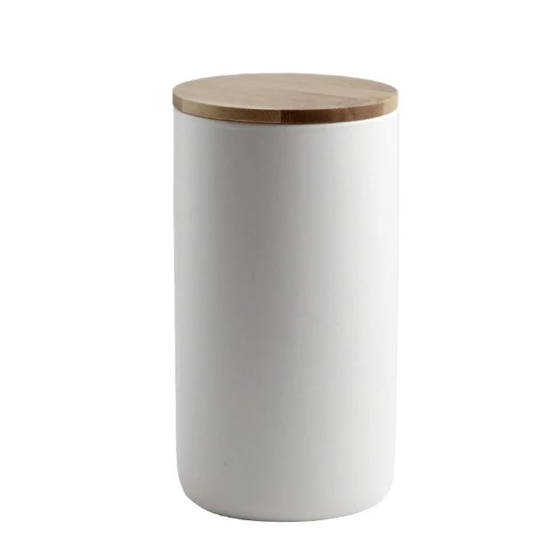 Newly Ceramic Utensil Storage Canisters Crock Coffee Container with Lid for Food Dry Goods Kitchen CLA88 | Дом и сад