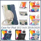 Чехол для iPad 10,2 дюйма 2019 2020 A2197 A2270, вращающийся портативный чехол на кронштейн, новинка 2021 года, защита от падения, защитный чехол для детей