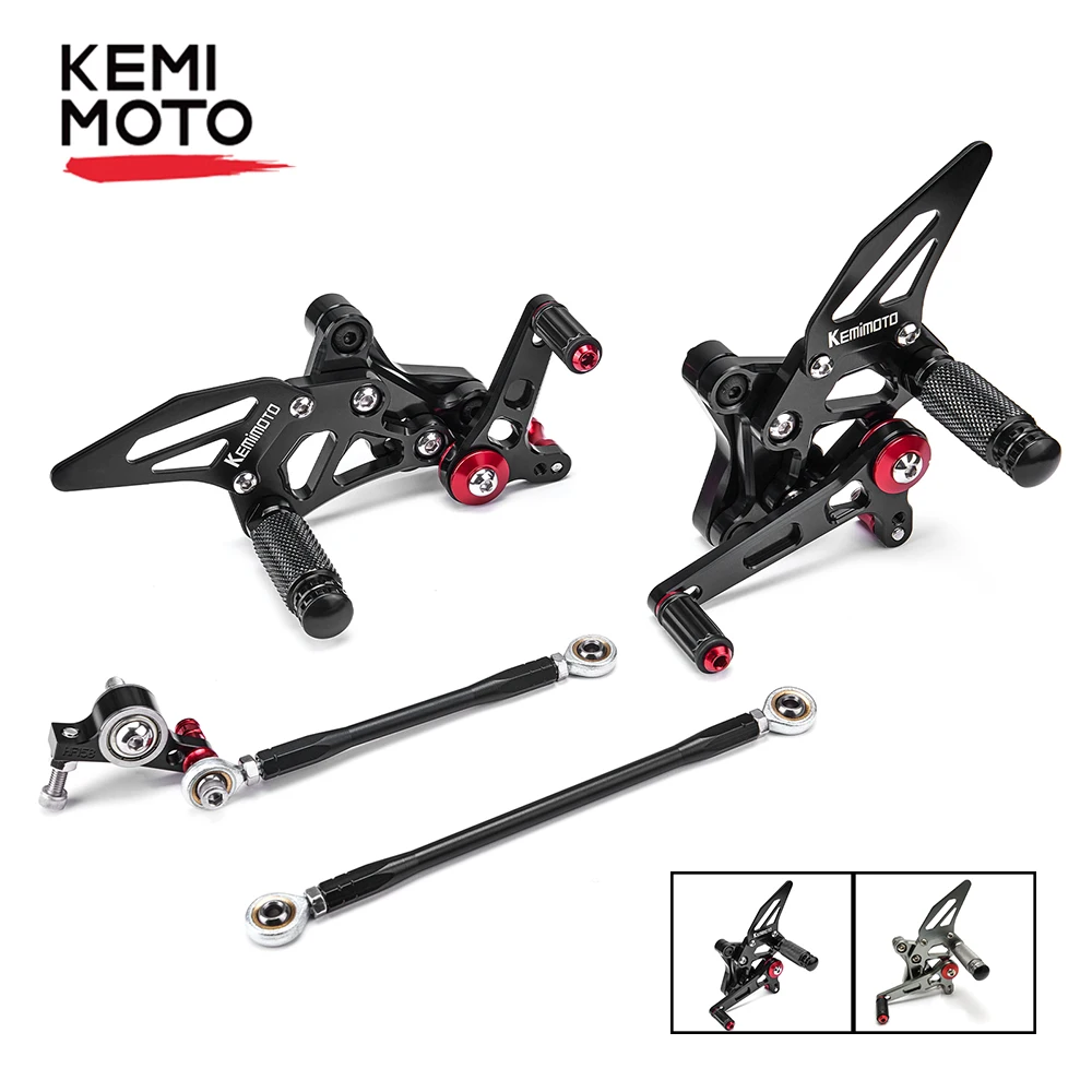 Задние комплекты KEMiMOTO для DUCATI 848 EVO 1198 1098 1098S Регулируемые задние педали
