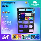 Android 10 для Ford Mondeo 2003 2004 ручная Автомагнитола мультимедийная GPS-навигация 4G WIFI BT Carplay стерео 2 Din DVD-плеер
