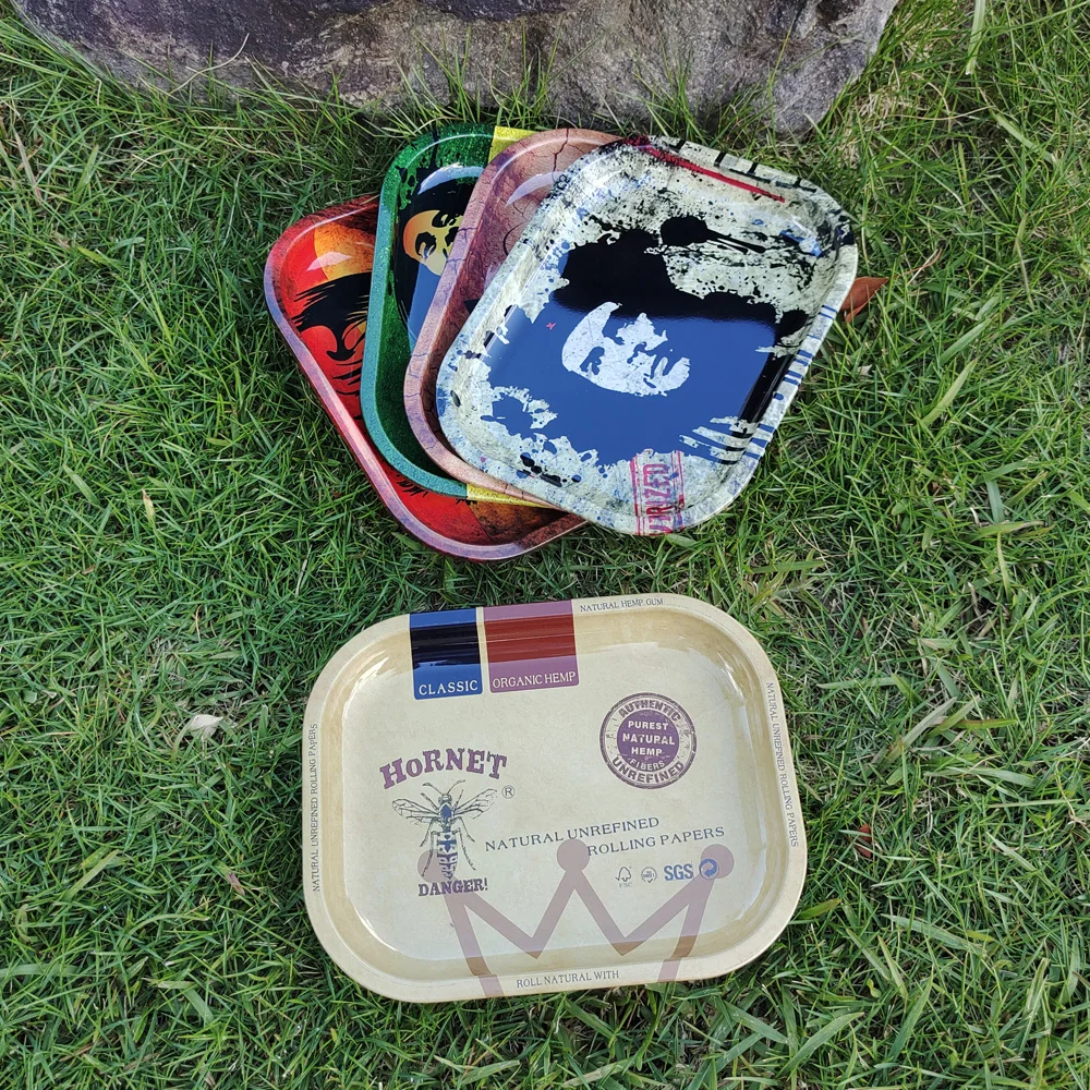 HORNET опасный металлический поднос для табака роликовый чехол машины лоток