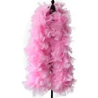 200 г темно-розовый Марабу перья индейки удаа для шаль на ленте аксессуары для свадебного платья декоративное перо для поделок 2 ярда