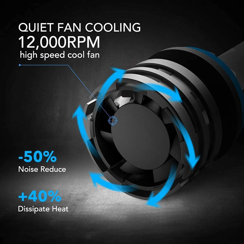 12V 55W 6000LM Автомобильные светодиодные фары H1 H3 H4 H7 9005 9006 H11 противотумансветильник