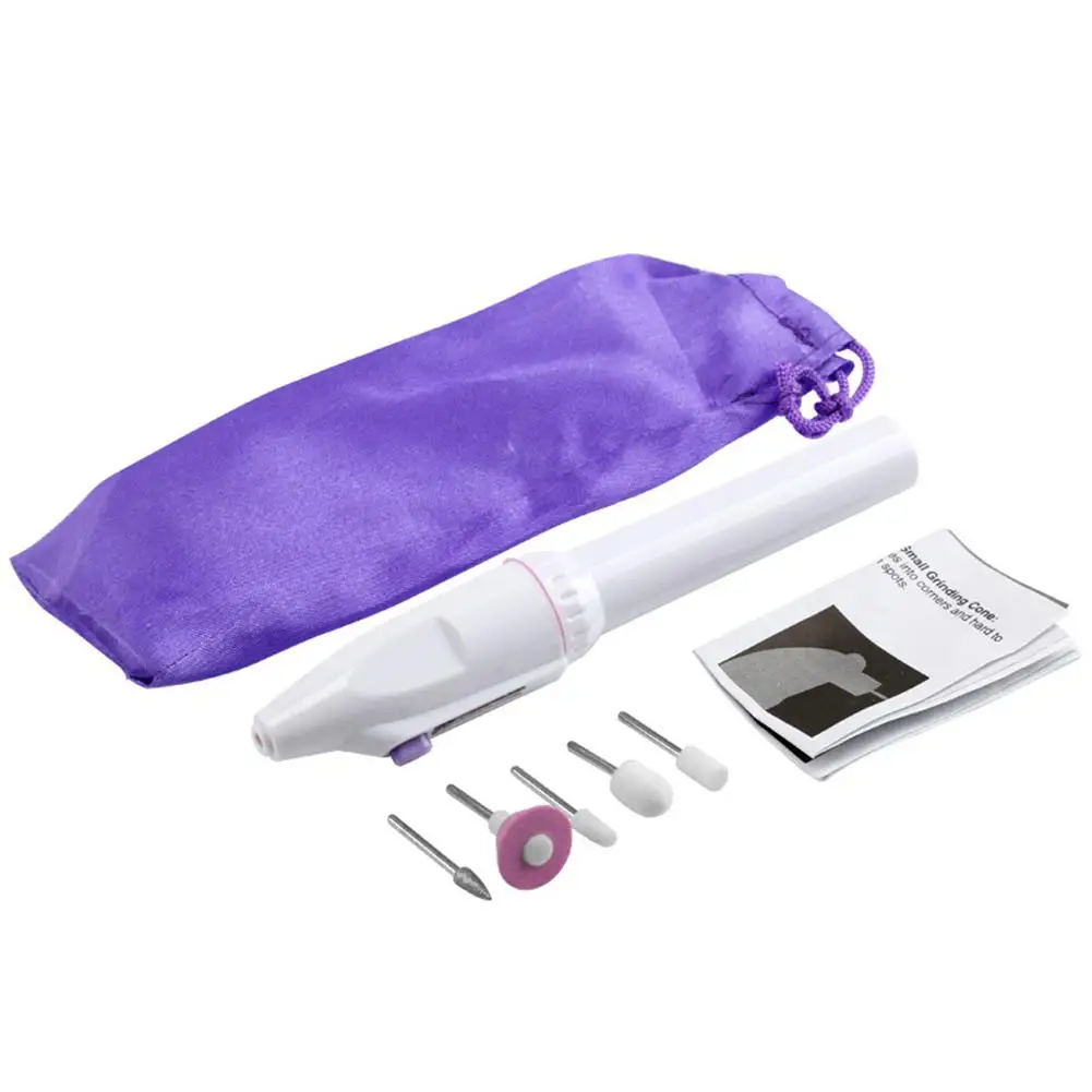 Yiwa мини электрический ногтей сверлильный станок маникюр Гель для педикюра