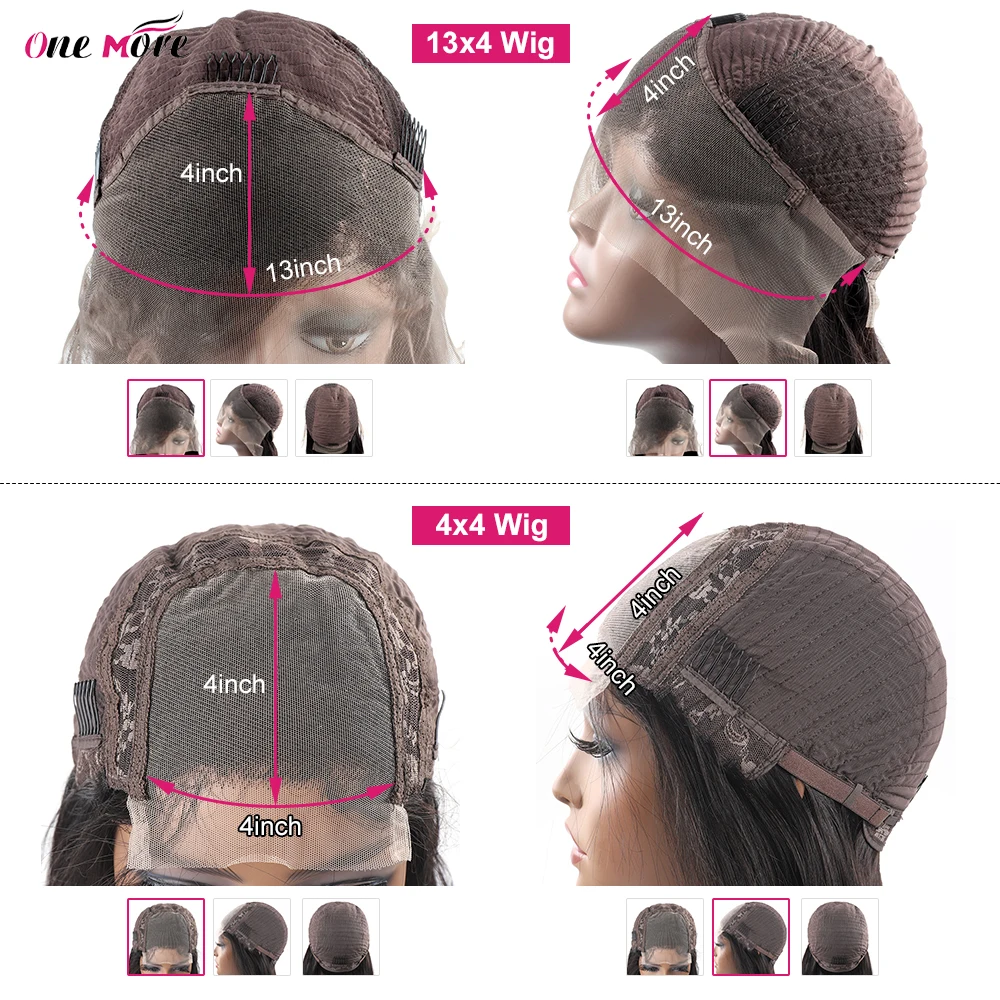 

Deep Wave Lace Front Human Hair Wigs 4x4 Lace Closure Wig 180 Density Human Hair Brazilian Remy Hair Wigs Pre Plcuked For Women