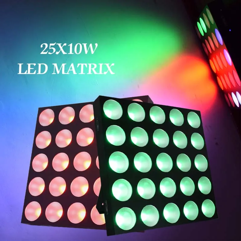 Светодиодный 25x30 Вт RGBW Блиндер матрица DMX512 сценический эффект Освещение хорошее