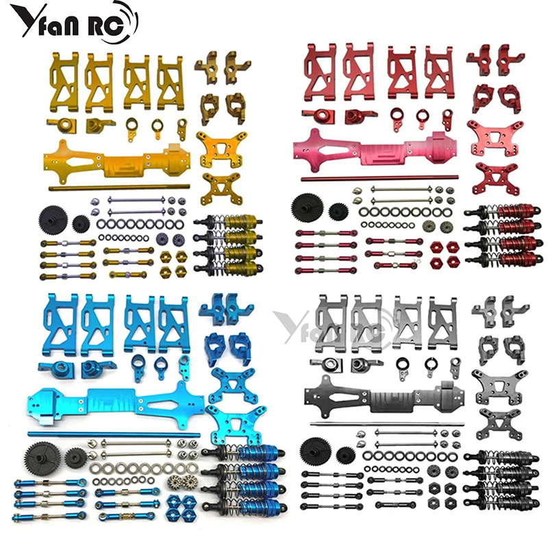 1/14 WLtoys 144001 Upgrade Metal Kit Spare Parts Gears Accessories Set