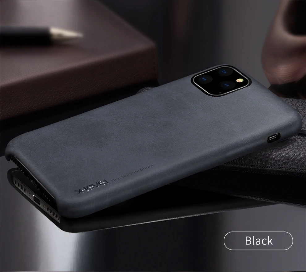 Для iPhone 11 Pro 5,8 чехол, X-Level роскошный винтажный кожаный чехол для iPhone 11 Pro Max 6,5/6,1 чехол для задней панели Hoesje